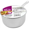 20cm S/S Milkpan Induction Base With Glass lid