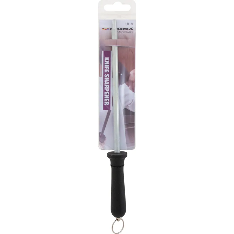 8” Knife Sharpener with Black Handle