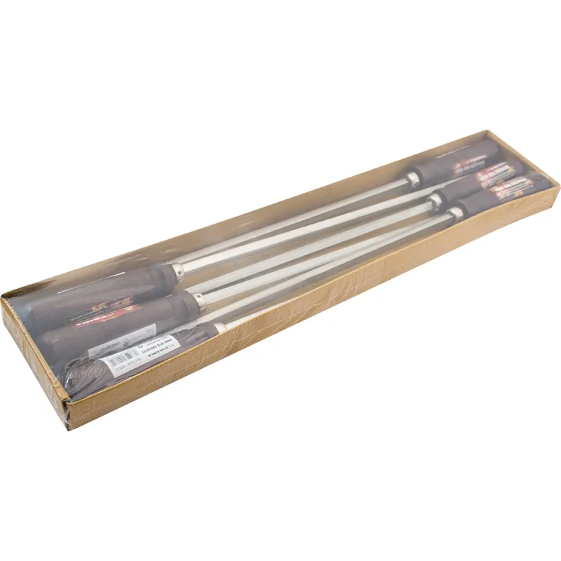 8mm S/S BBQ Skewers -Wooden Handle
