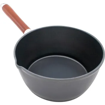 16cm Milk Pan with Wooden Handle