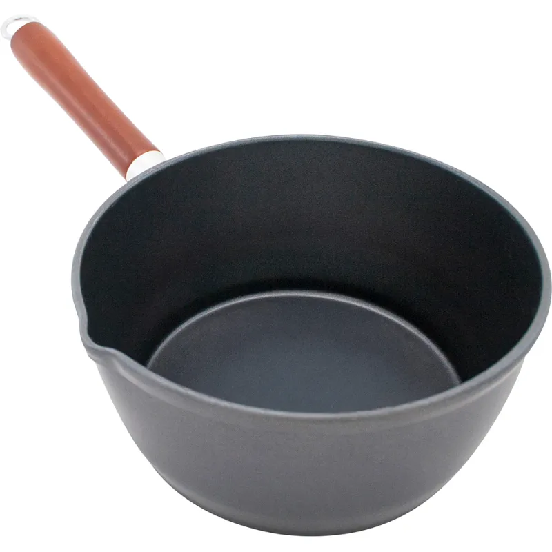16cm Milk Pan with Wooden Handle