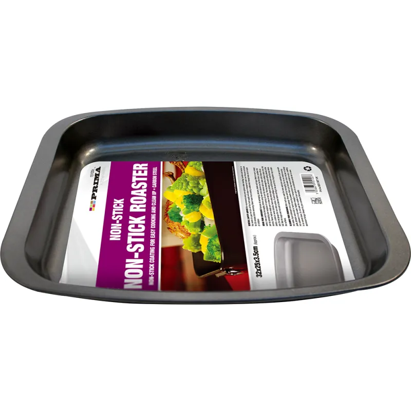 32 x 25.5 x 3.5cm Non Stick Oblong Roaster