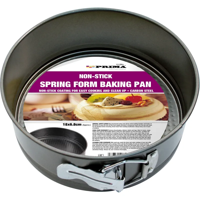 Spring Form N/S Cake Tin 18x 6.8cm