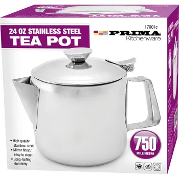 24oz Tea Pot - S/S 750ml -Colour Box