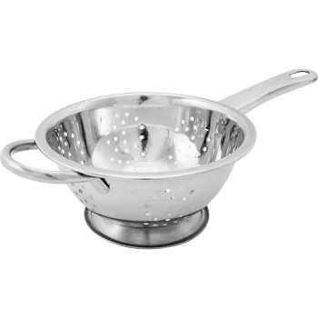 20cm Deep Colander - S/S Long Handle