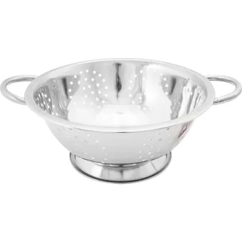 24cm Deep Collander - S/S 2 Handle