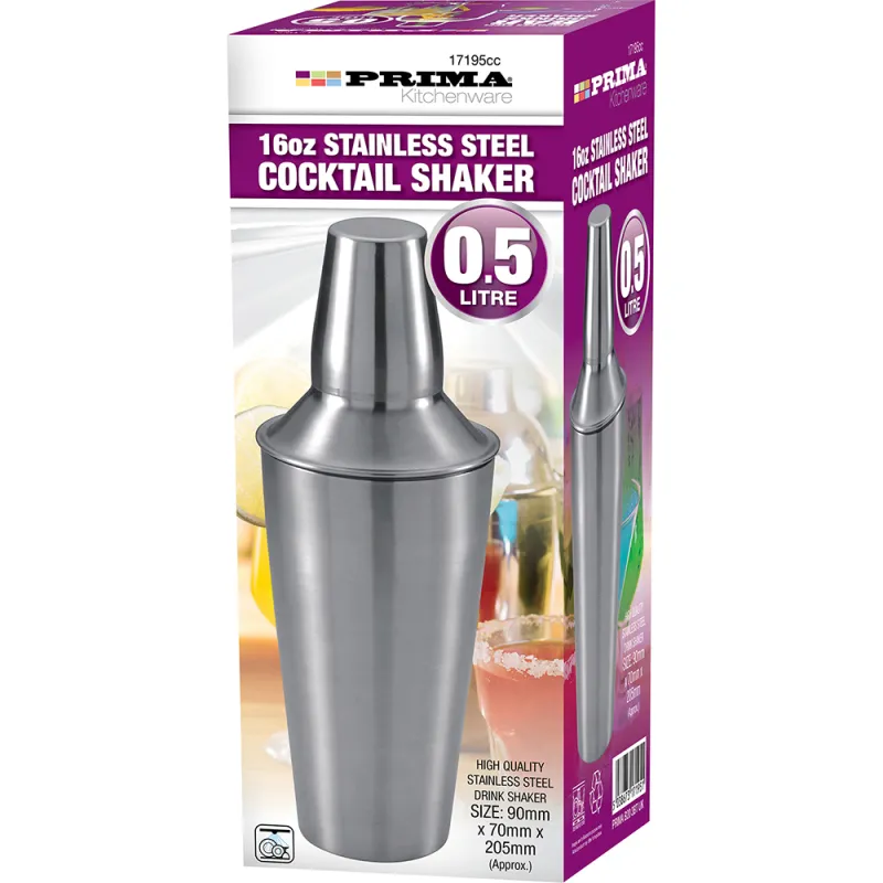 0.5L S/S Cocktail Shaker(16oz)