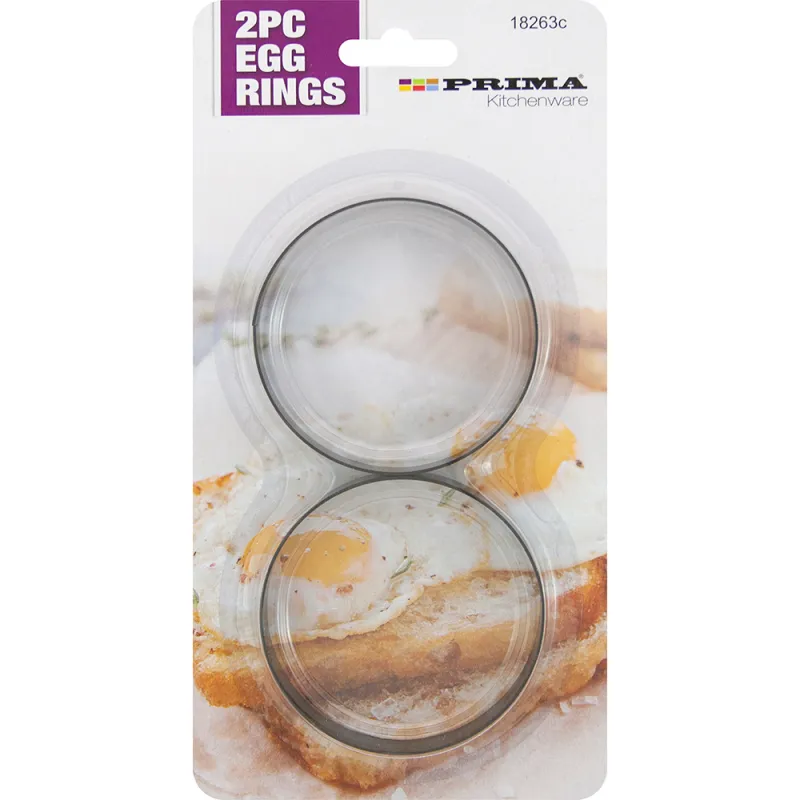 2pc Egg Rings on Card