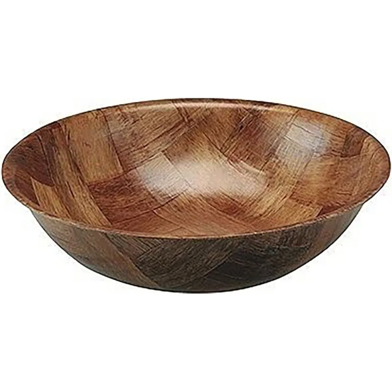 Woven wood bowl 15cm