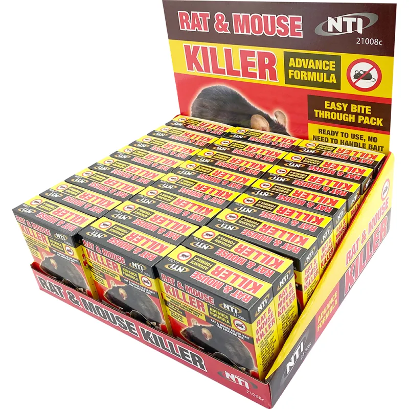2 x 20g Rat & Mouse Killer - Display Box