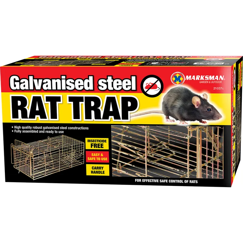 Galvanised Steel Rat Trap/ Cage