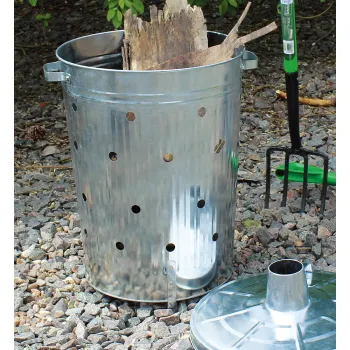 90L Metal Incinerator Large -Galvanized