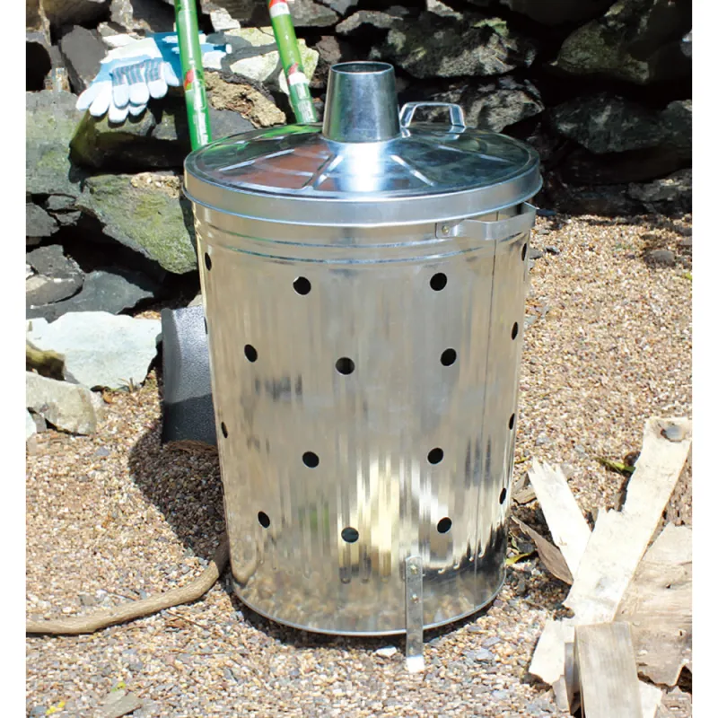90L Metal Incinerator Large -Galvanized