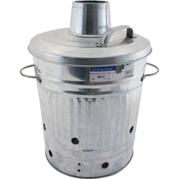 Metal Incinerator Mini -Galvanized