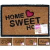 PVC Coco Door Mat - Patterned Coir 40 x 60cm