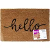 PVC Coco Door Mat - Patterned Coir 40 x 60cm
