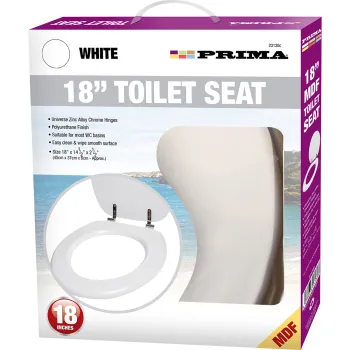 45cm(18”) MDF Toilet Seat- White