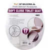 Soft Close Plastic Toilet Seat- White