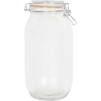 Glass Clipseal jar 1.5L ROUND