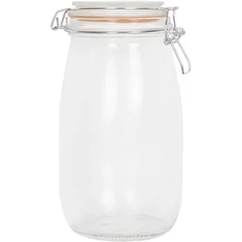Glass Clipseal jar 2.2L ROUND