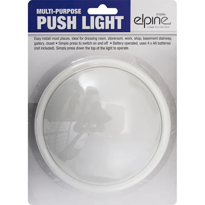 Multi Purpose Push Light White