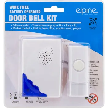 Wireless Door Bell Chime Kit - Battery Operat