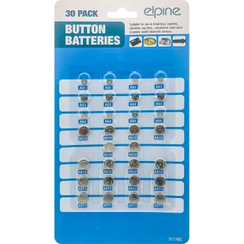 30pc Cell Battery Asst