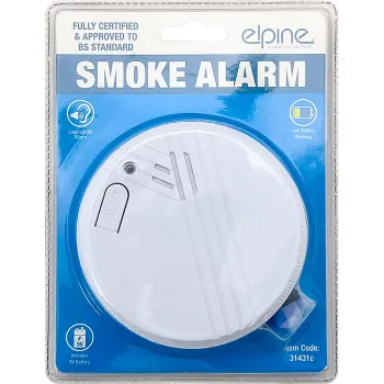 Smoke Alarm (9V Battery) - Double Blister