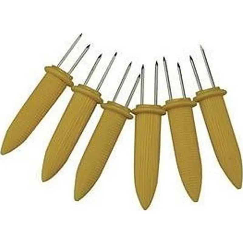 Corn cob skewers