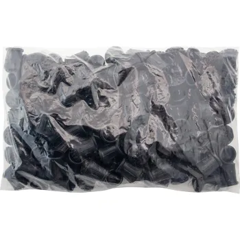 100pc 22mm Stick Cane Ferrule, Black