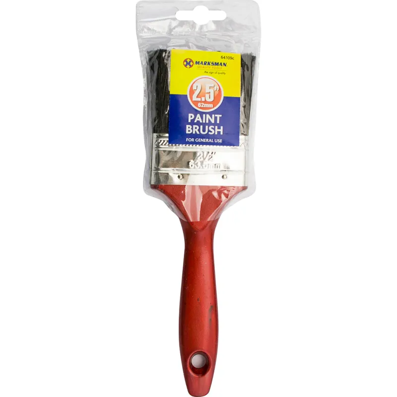 2.5”Paint Brush - 62mm - Red handle