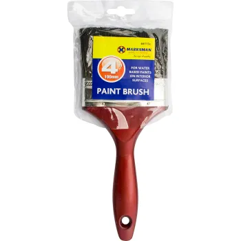 4”Paint Brush - 100mm - Red handle