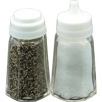 Glass S&P Set 7cm PL lid