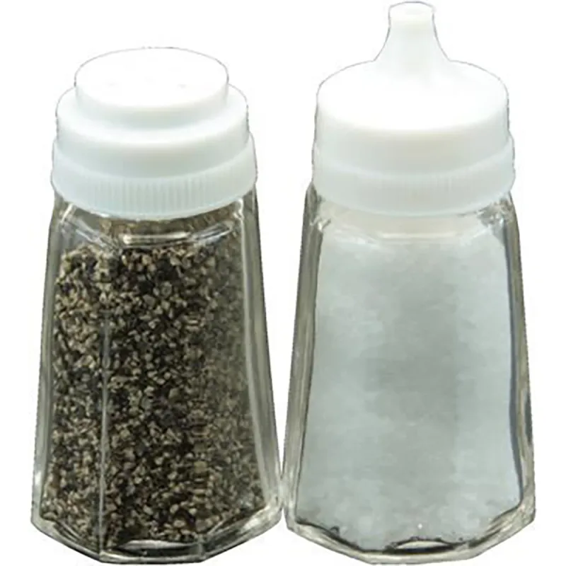 Glass S&P Set 7cm PL lid