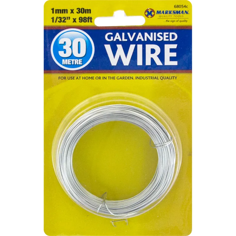 30m Galvanised Wire - 1mm