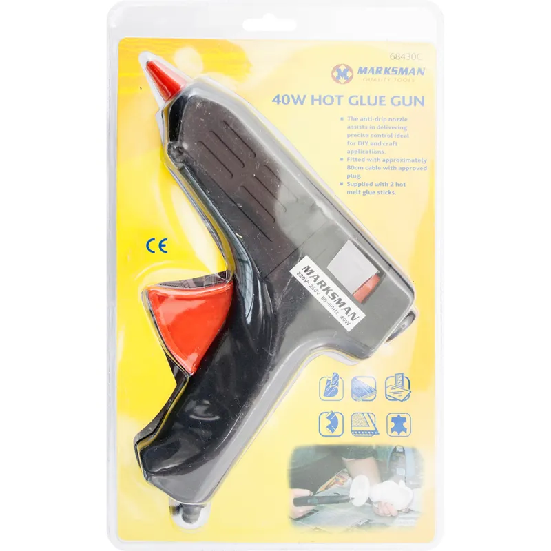 40w Glue Gun 240v - 2 Glue Sticks 12mm