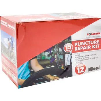 15pc Cycle Bike Puncture Repair Kit