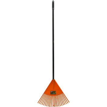 22 Tooth Rake with Handle - Orange