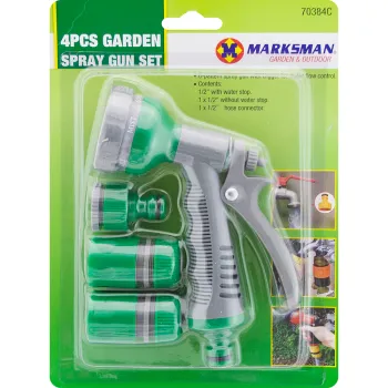 4pc Spray Gun Set - 6 Dial / Function