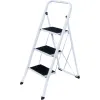 3 Step Ladder - Black Non-Slip Rubber