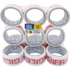 6 Roll Fragile Printed Tape 48mm x 50m