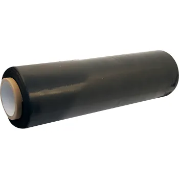 Black Stretch Film - Pallet Wrap 400mm x 200m