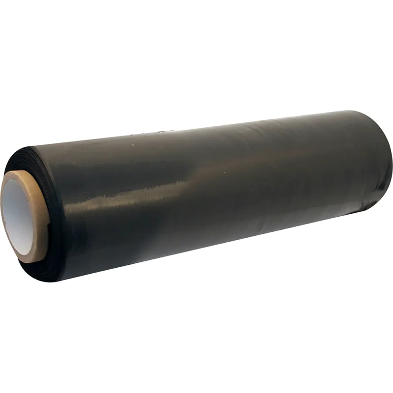 Black Stretch Film - Pallet Wrap 400mm x 200m