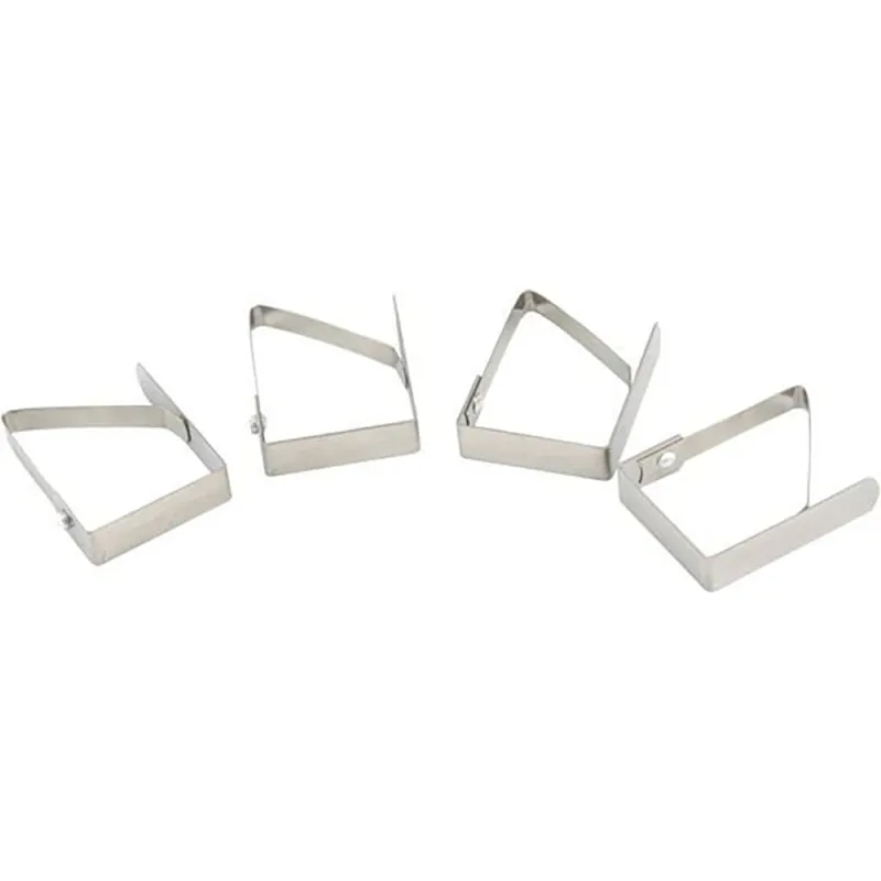 Tablecloth clips Pk4