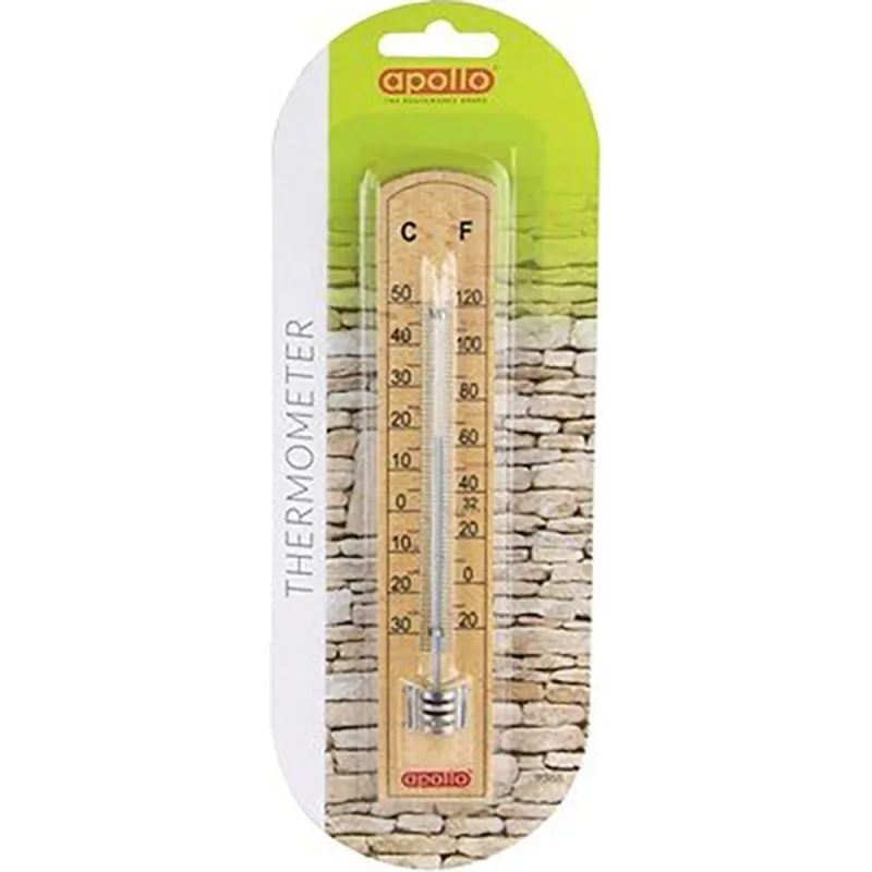 Wall Thermometer Wood