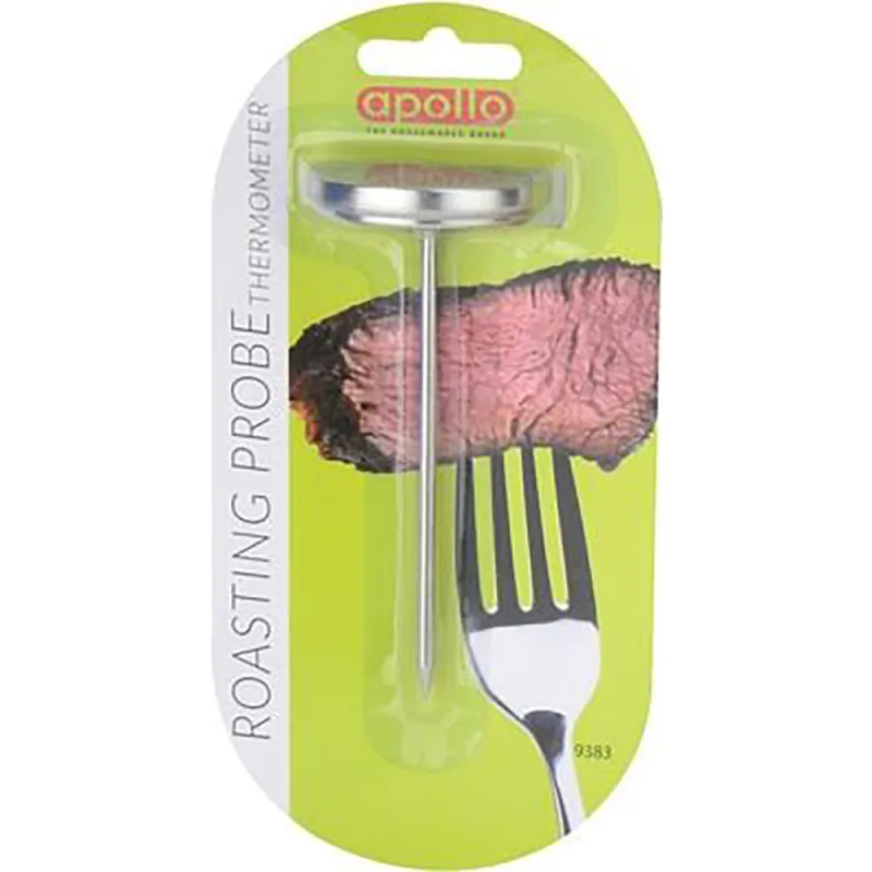 Roasting probe thermometer