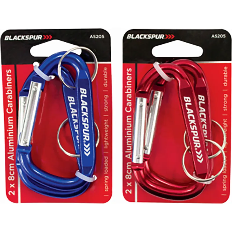 8CM 2PC CARABINERS - IN CDU