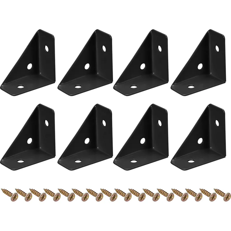 8PC CORNER BRACE BRACKET SET 1 1/2
