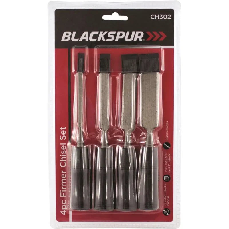 4PC FIRMER CHISEL SET
