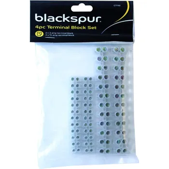4PC TERMINAL BLOCK SET (3AMP AND 15AMP FUSE)